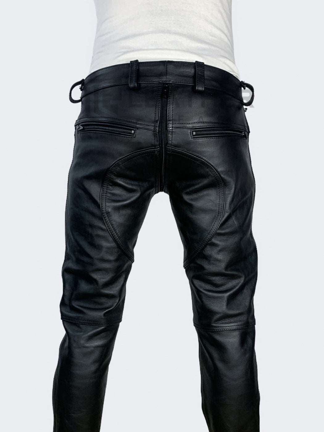 Gay Leather Pants Black