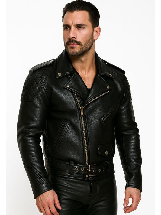 BLUF Cop Leather Jacket