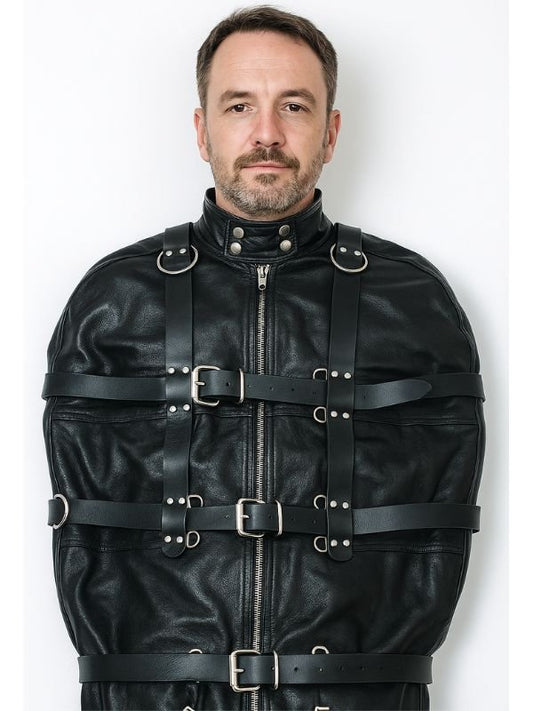 Leather Costume Sleep Sack – Adjustable Fit – Black